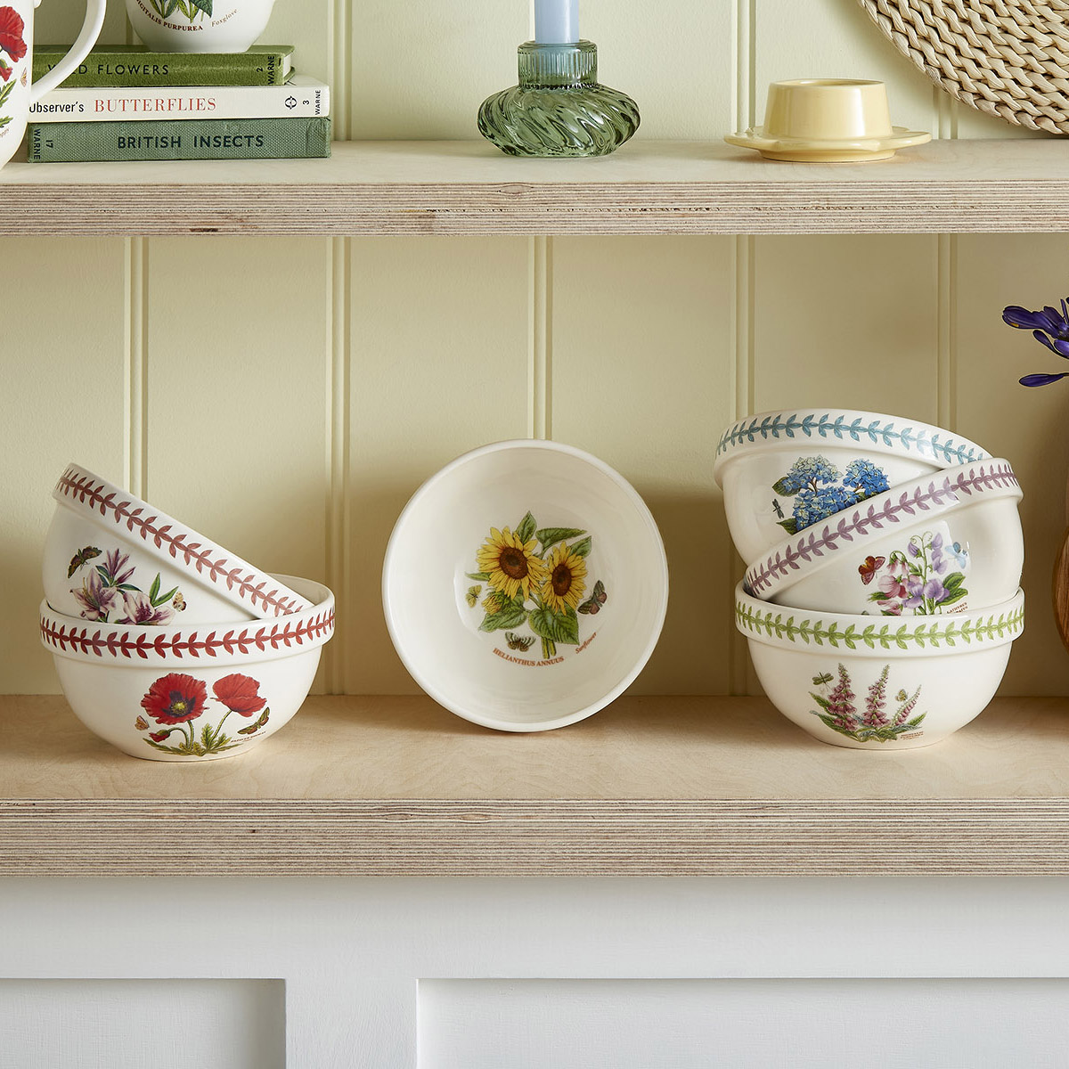 Botanic Garden Meadow 5" Stacking Bowls Set of 6 image number null